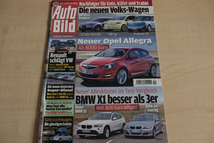 Deckblatt Auto Bild (40/2009)